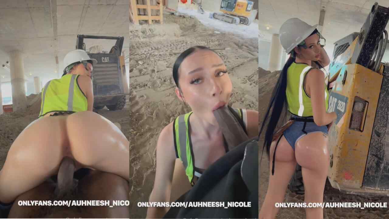 Auhneesh Nicole Construction Fuck Sex Tape Video Leaked